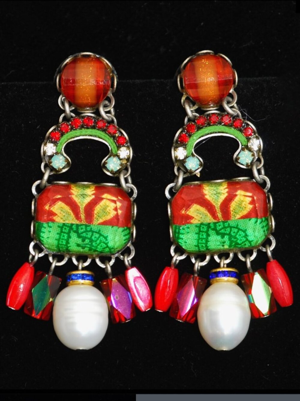 Ayala Bar Colourful Bohemian Earrings - Israel